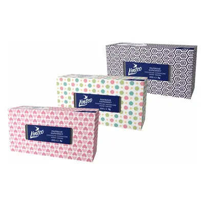 Linteo Paper Tissues Two-ply Paper, 200 pcs per box papírzsebkendő 200 db