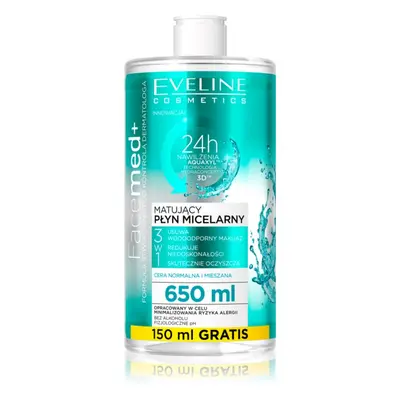 Eveline Cosmetics FaceMed+ mattító micellás víz 650 ml