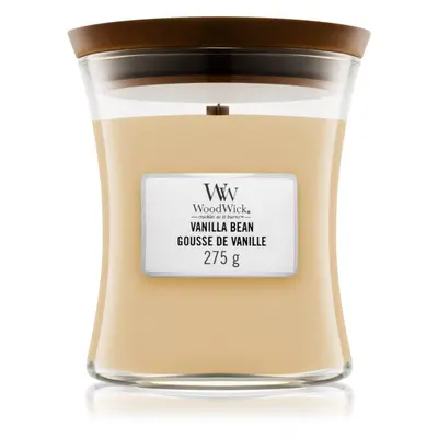 Woodwick Vanilla Bean illatgyertya fa kanóccal 275 g