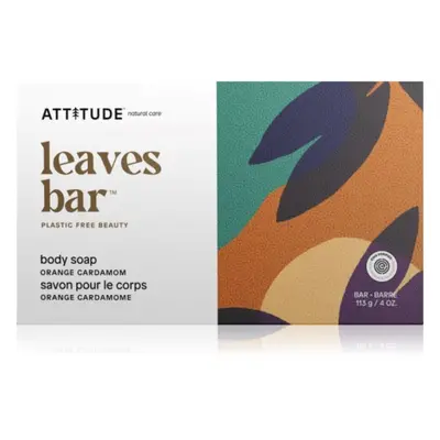 Attitude Leaves Bar Body Soap Szilárd szappan testre Orange Cardamom 113 g