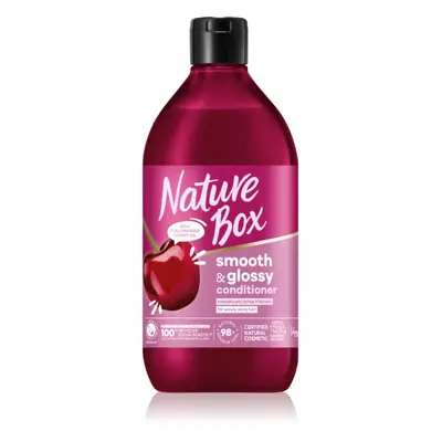 Nature Box Cherry kisimító kondicionáló a rakoncátlan és töredezett hajra 385 ml