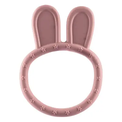 Zopa Silicone Teether Rabbit rágóka Old Pink 1 db