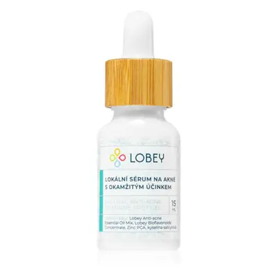 Lobey Skin Care Lokální sérum na akné s okamžitým účinkem helyi ápolás pattanásos bőrre 15 ml