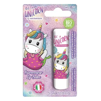 Be a Unicorn Naturaverde Lip Balm ajakbalzsam gyermekeknek strawberry 5,7 ml