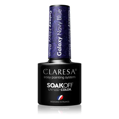 Claresa SoakOff UV/LED Color Galaxy géles körömlakk árnyalat Navy Blue 5 g