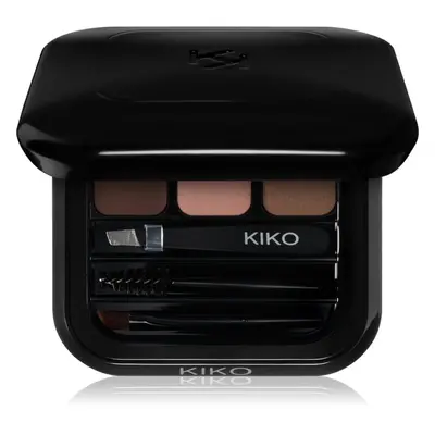 KIKO Milano Eyebrow Expert szett a tökéletes szemöldökért árnyalat 02 Brown 2.4 g