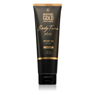 Dripping Gold Luxury Tanning Body Tune önbarnító krém testre és arcra azonnali hatással Ultra Da