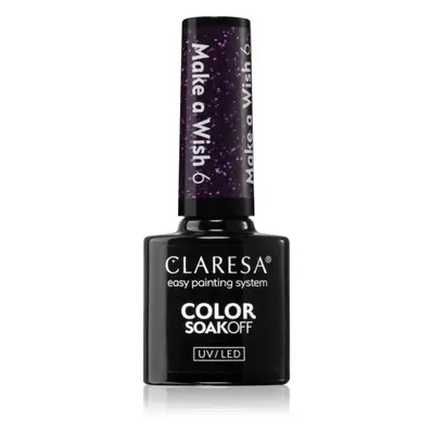 Claresa SoakOff UV/LED Color Make a Wish géles körömlakk árnyalat 6 5 g