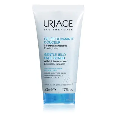 Uriage Gentle Jelly Face Scrub gyengéd bőrradír 50 ml