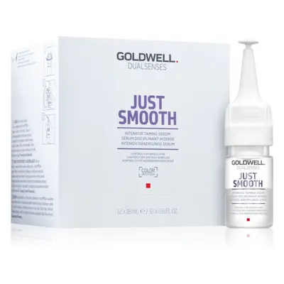 Goldwell Dualsenses Just Smooth kisimító szérum a rakoncátlan és töredezett hajra 12x18 ml