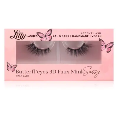 Lilly Lashes 3D Faux Mink Butterfl'eyes műszempillák típus Sassy 1 pár