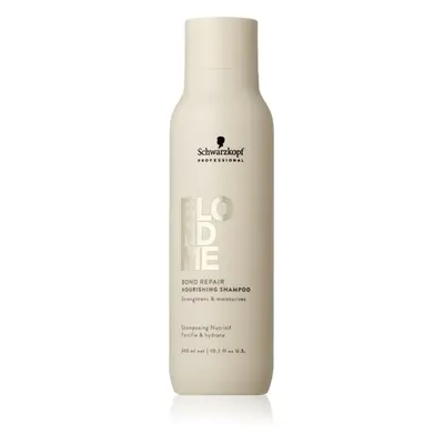 Schwarzkopf Professional Blondme Bond Repair Nourishing Shampoo intenzív tápláló sampon szőke ha