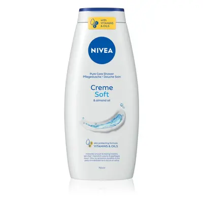 Nivea Creme Soft ápoló tusoló gél 750 ml