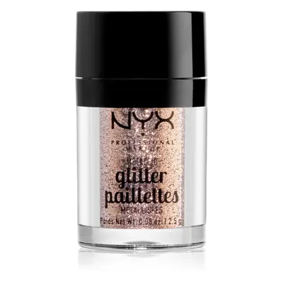 NYX Professional Makeup Glitter Goals Metálos csillámpor az arcra és a testre árnyalat 04 Goldst