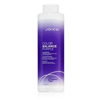 Joico Color Balance Purple Shampoo lila sampon semlegesíti a sárgás tónusokat 1000 ml