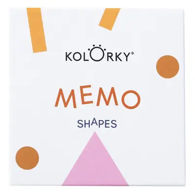 Kolorky Memo Game Shapes Memóriajáték 20 db