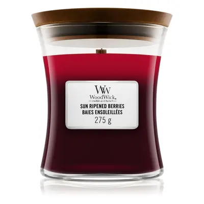 Woodwick Trilogy Sun Ripened Berries illatgyertya fa kanóccal 275 g