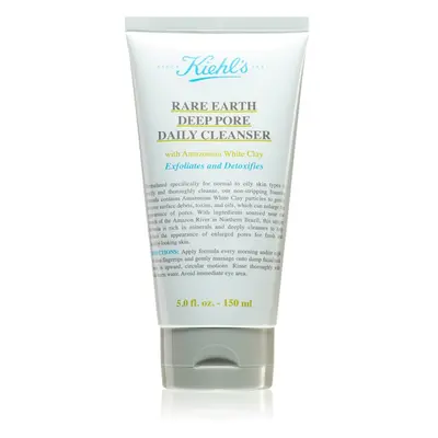 Kiehl's Rare Earth Deep Pore Daily Cleanser detoxikáló tisztító krém a pórusok összehúzására 150