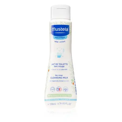 Mustela Bébé tisztító tej gyermekeknek 200 ml