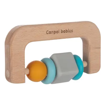 Canpol babies Teethers Wood-Silicone rágóka 1 db