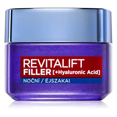 L’Oréal Paris Revitalift Filler ránctalanító, öregedésgátló feltöltő éjszakai krém 50 ml