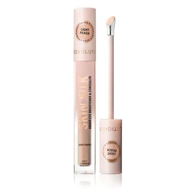 Makeup Revolution Skin Silk Under Eye Brightener & Concealer élénkítő korrektor árnyalat Light P