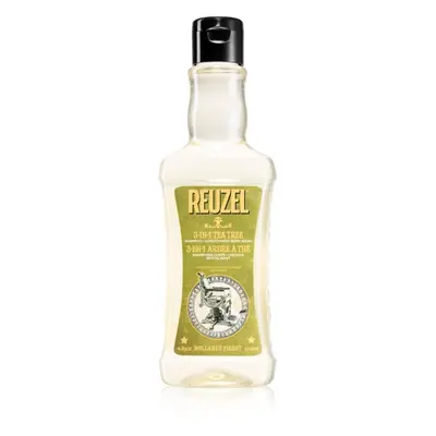 Reuzel Tea Tree 3 az 1 sampon, kondicionáló és tusfürdő uraknak 350 ml