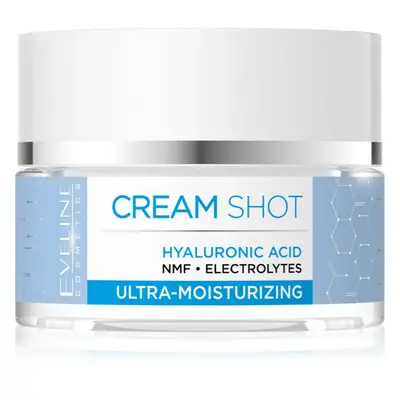 Eveline Cosmetics Cream Shot Hyaluronic Acid intenzíven hidratáló krém Száraz, nagyon száraz bőr