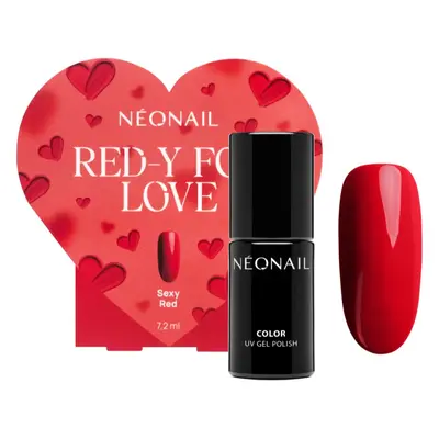 NEONAIL Special Set Red-y for Love géles körömlakk ( limitált kiadás) árnyalat Sexy Red 7.2 ml