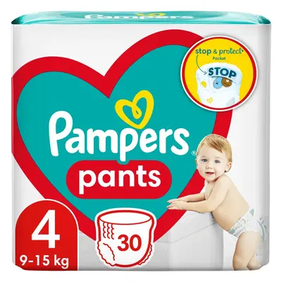 Pampers Pants Size 4 eldobható nadrágpelenkák 9 – 15 kg 30 db