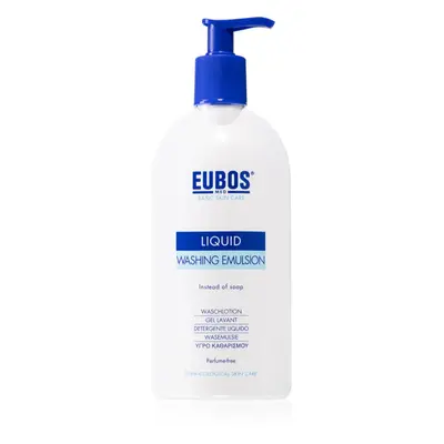 Eubos Basic Skin Care Blue tisztító emulzió parfümmentes 400 ml