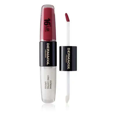 Dermacol 16H Lip Colour hosszan tartó rúzs és ajakfény árnyalat 06 Merry Berry 2x4 ml