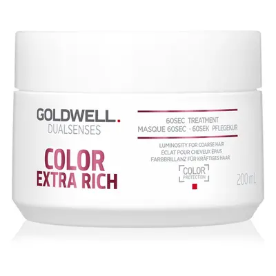 Goldwell Dualsenses Color Extra Rich regeneráló maszk a vastagszálú, festett hajra 200 ml