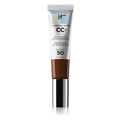 IT Cosmetics Your Skin But Better CC+ fedő hatású alapozó SPF 50+ hölgyeknek Neutral Rich 32 ml