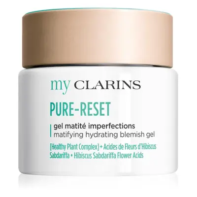 Clarins My Clarins Pure-Reset Matifying Hydrating Blemish Gel mattító gél a bőrhibákra 50 ml