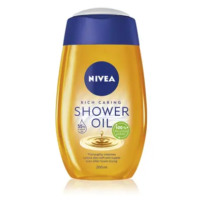 NIVEA Natural ápoló tusoló olaj 200 ml