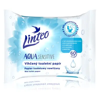 Linteo Aqua Sensitive nedves WC papír 60 db