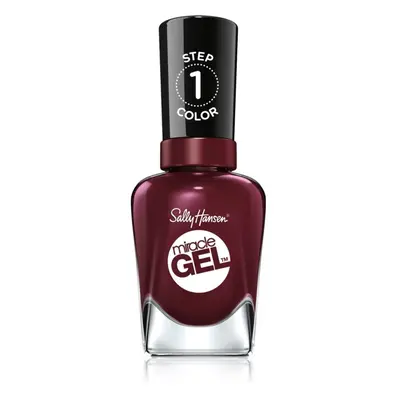 Sally Hansen Miracle Gel™ géles körömlakk UV/LED lámpa használata nélkül árnyalat 480 Wine Stock