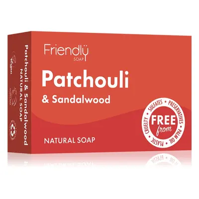 Friendly Soap Natural Soap Patchouli & Sandalwood természetes szappan 95 g