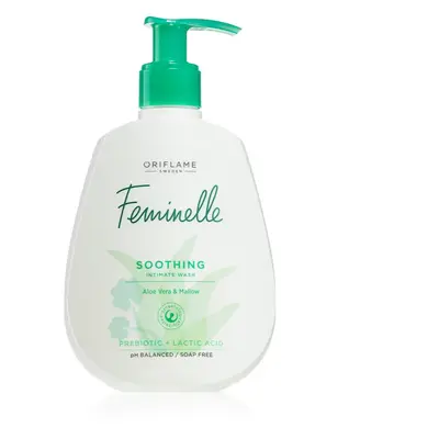 Oriflame Feminelle Soothing nyugtató intim higiéniás gél Aloe Vera & Mallow 300 ml