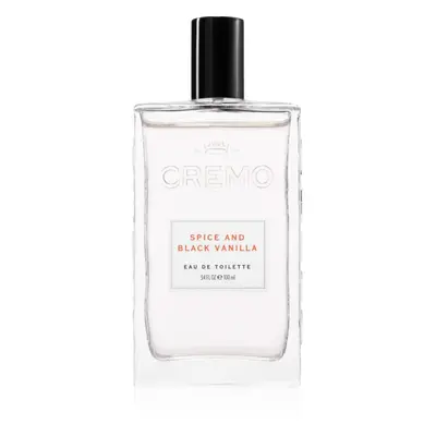 Cremo Spice & Black Vanilla Spray Cologne Eau de Cologne uraknak 100 ml