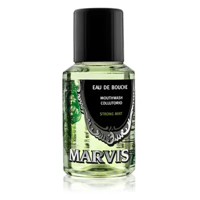 Marvis Strong Mint szájvíz a hosszantartó friss lehelletért 30 ml