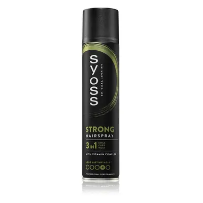 Syoss Strong Hold Hairspray erős hajformázó lakk 3 az 1-ben 300 ml