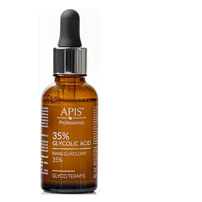 Apis Natural Cosmetics TerApis 35% Glycolic Acid feszesítő hámlasztó szérum az arcbőr regenerálá