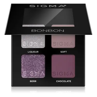 Sigma Beauty Quad szemhéjfesték paletta árnyalat Bonbon 4 g