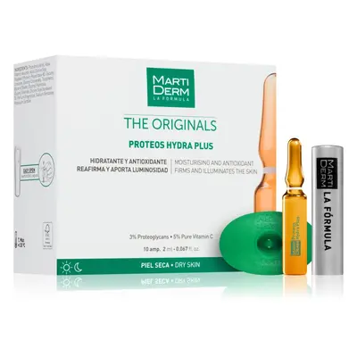 MartiDerm The Originals Protoes Hydra Plus hidratáló szérum ampullákban C-vitaminnal 10x2 ml