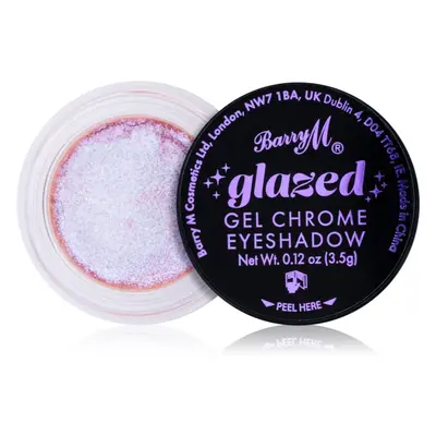 Barry M Glazed Gel Chrome Eyeshadow géles szemfestékek árnyalat So Exclusive 3.5 g