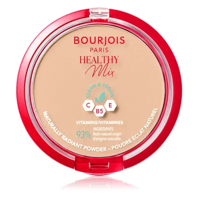 Bourjois Healthy Mix mattító púder a ragyogó bőrért árnyalat 04 Golden Beige 10 g