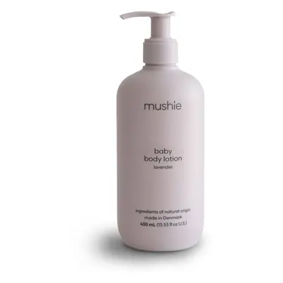 Mushie Organic Baby hidratáló testápoló gyerekeknek és újszülötteknek Lavender 400 ml