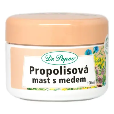 Dr. Popov Herbal ointments Propolis with honey zsír a viszkető és irritált bőrre 100 ml